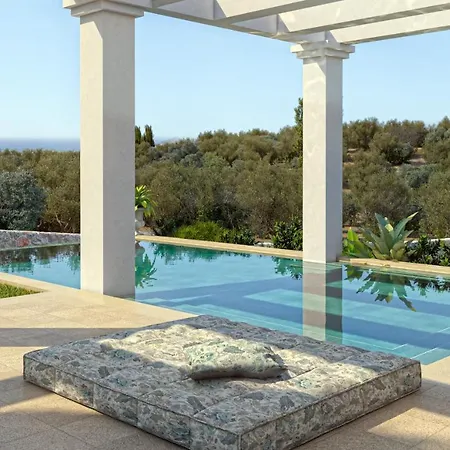 Luz Blanca Rooftop Seaview 빌라 Agios Leon