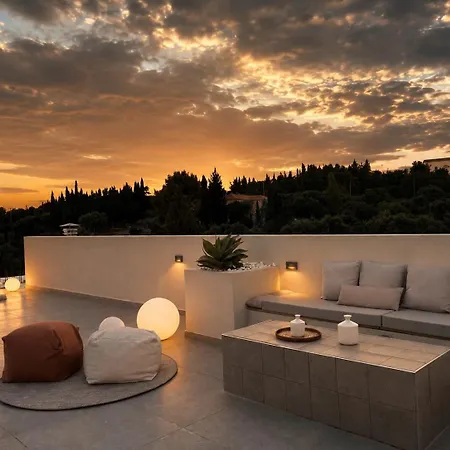 Luz Blanca Rooftop Seaview 빌라 Agios Leon