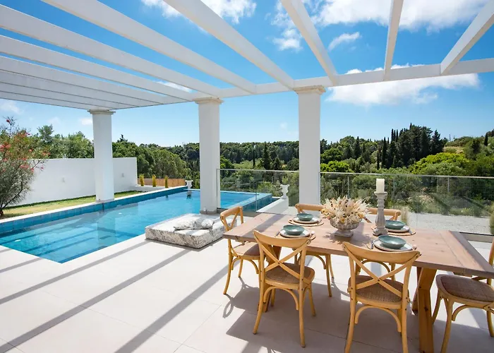 Luz Blanca Rooftop Seaview Willa Agios Leon