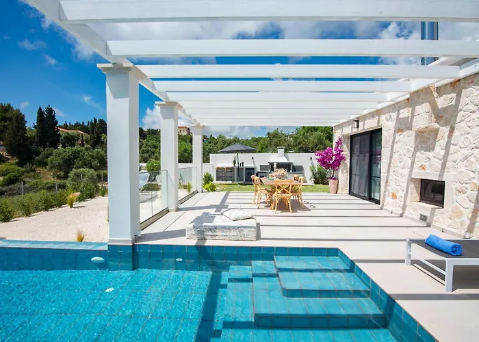 Vilă Luz Blanca Rooftop Seaview Agios Leon