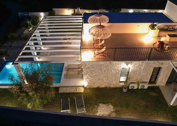 Vilă Luz Blanca Rooftop Seaview Agios Leon