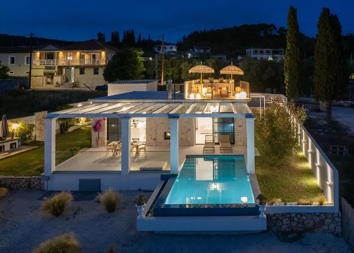 Vilă Luz Blanca Rooftop Seaview Agios Leon